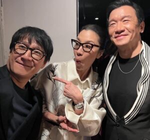 Chin Han Instagram - #Tbt At last month’s New York Premiere with legends #michelleyeoh #kehuyquan doing serious legend stuff #americanbornchinese #disneyplus
