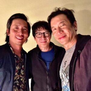 Chin Han Instagram - Good things in 3s #KelvinYu #KeHuyQuan 3 more days to #americanbornchinese #disneyplus May 24th