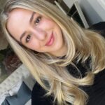 Chloe Lukasiak Instagram - Hair reveal- bright but dimensional blonde for summer 🤍