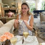Chloe Lukasiak Instagram - Tea time for two ☕️ The Living Room at The Peninsula Beverly Hills