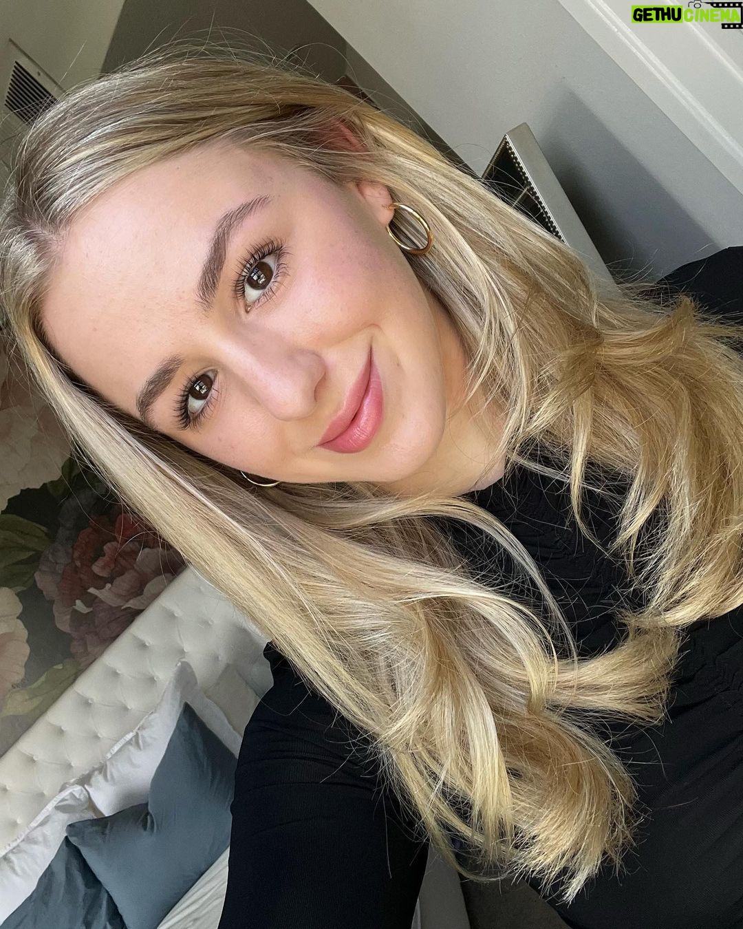 Chloe Lukasiak Instagram - Hair reveal- bright but dimensional blonde for summer 🤍