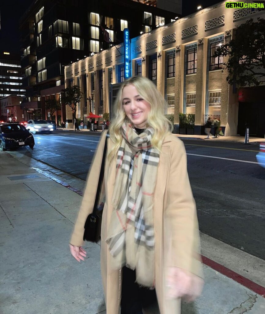 Chloe Lukasiak Instagram - Finally cold enough for a coat