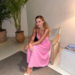 Chloe Lukasiak Instagram - Another pink dress moment The Miami Beach EDITION