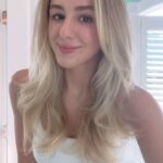 Chloe Lukasiak Instagram – Favorite way to do my hair at the moment 🤍