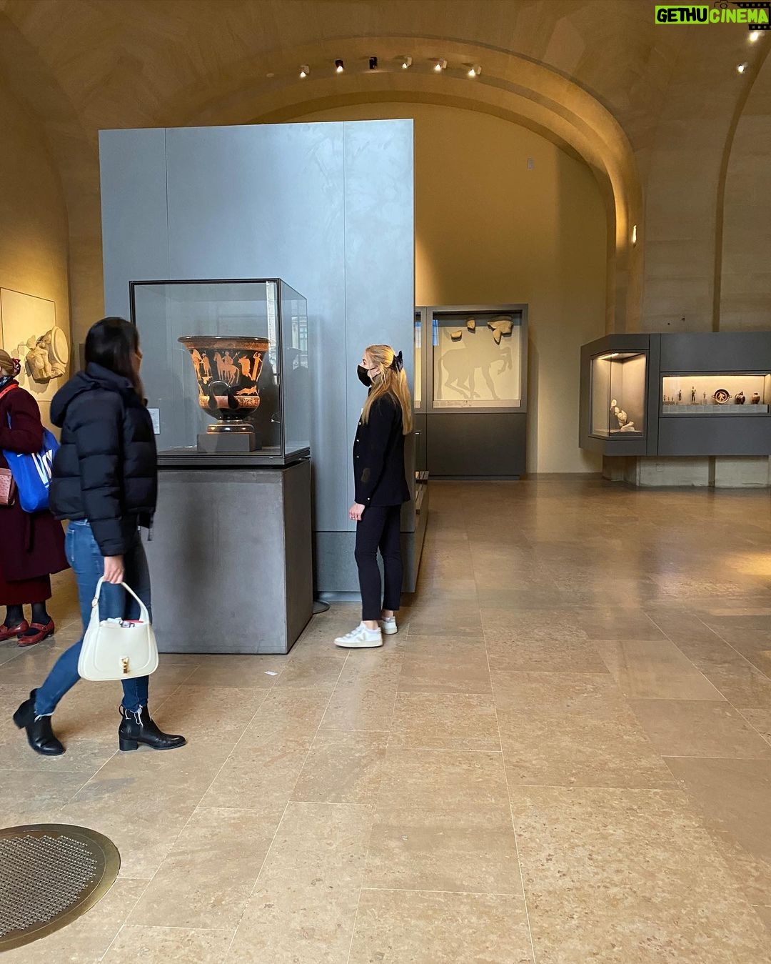 Chloe Lukasiak Instagram - The only photo I got of the Mona Lisa is blurry so it’s not included in this carousel BUT fun fact: the Mona Lisa is the most famous painting only because it was stolen in 1911 by someone who was hired by the museum. It was gone for 2 years and became famous after pictures of it had been shared constantly. I thought that was really interesting. Anywayyyyy