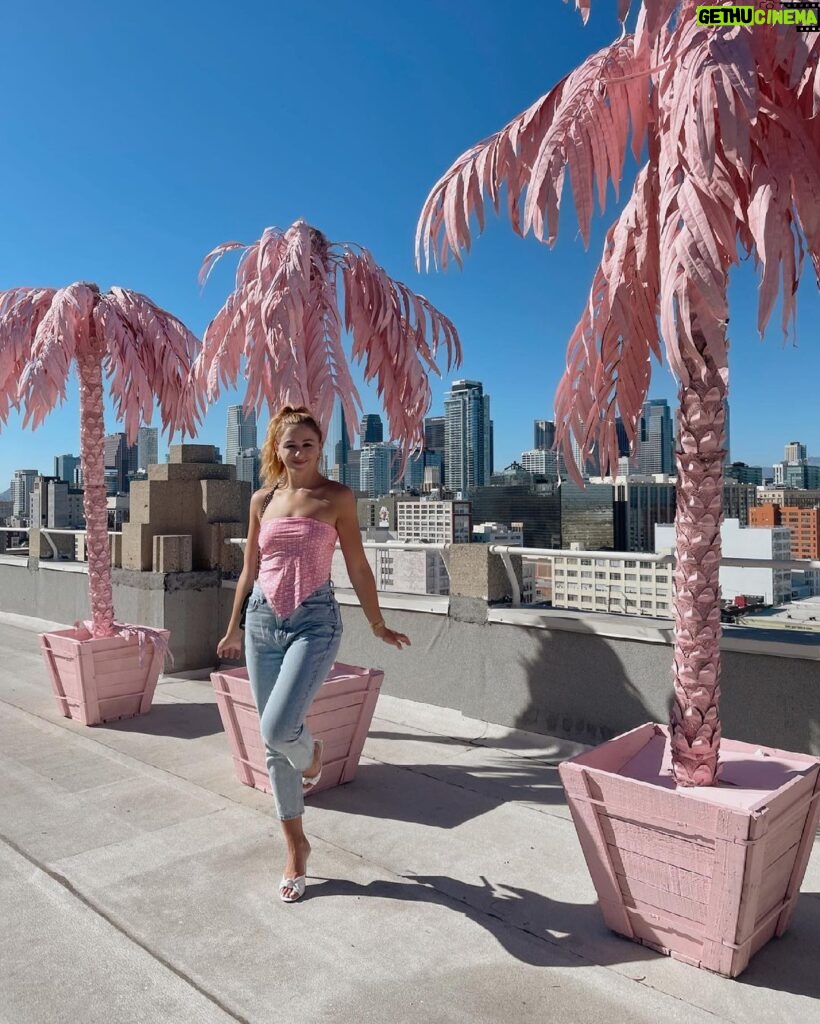 Chloe Lukasiak Instagram - pink palm trees, we love to see it