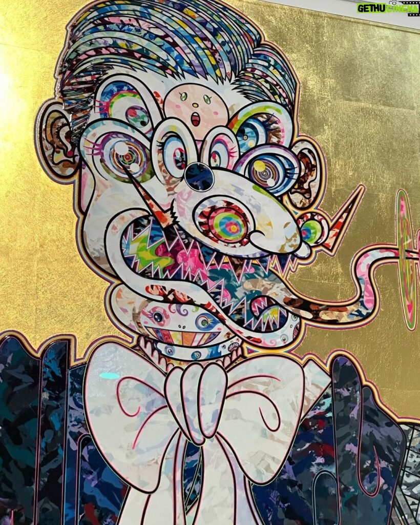 Choi Seung-hyun Instagram - My commissioned portrait is currently on display at the Busan museum of art. Lee Ufan and his friends IV 《 Takashi Murakami: MurakamiZombie 》 Takashi Murakami, 727 DOOM DADA, 2017~2020 Collection of TOP (Choi Seung Hyun) 부산시립미술관