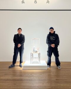 Choi Seung-hyun Instagram - Big Congratulations on the Solo Exhibition 'Cosmic Sensibility' by my Soul Brother @nawa_kohei ! I was greatly inspired by you again! 💫🚀 • Pace Gallery