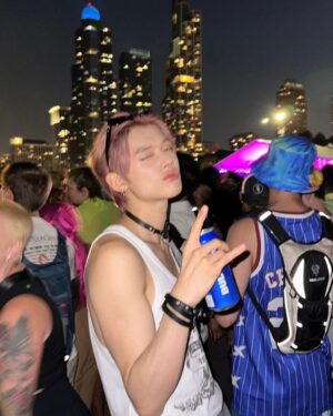 Choi Yeon-jun Instagram - enjoying lollapalooza🤘