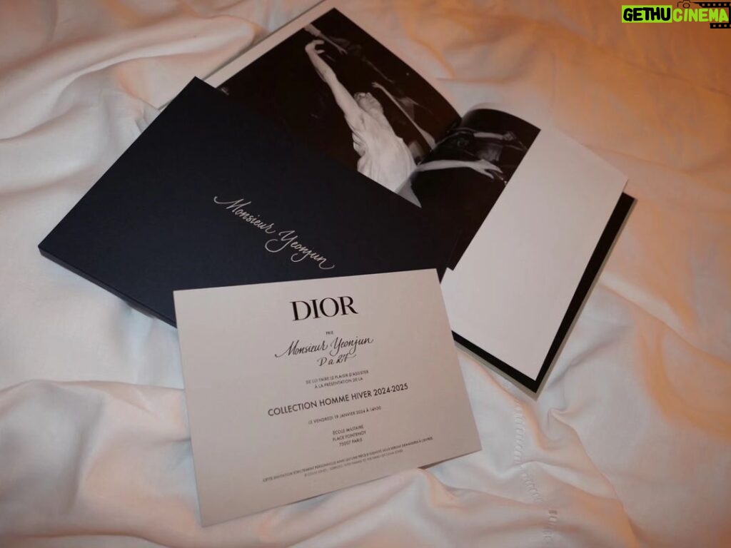 Choi Yeon-jun Instagram - DIOR 2024 Winter Men's Collection Show @dior #Dior