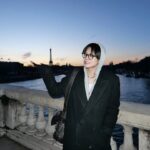 Choi Yeon-jun Instagram - Yeonjun in Paris photo by @bamgyuuuu