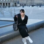 Choi Yeon-jun Instagram - Yeonjun in Paris photo by @bamgyuuuu