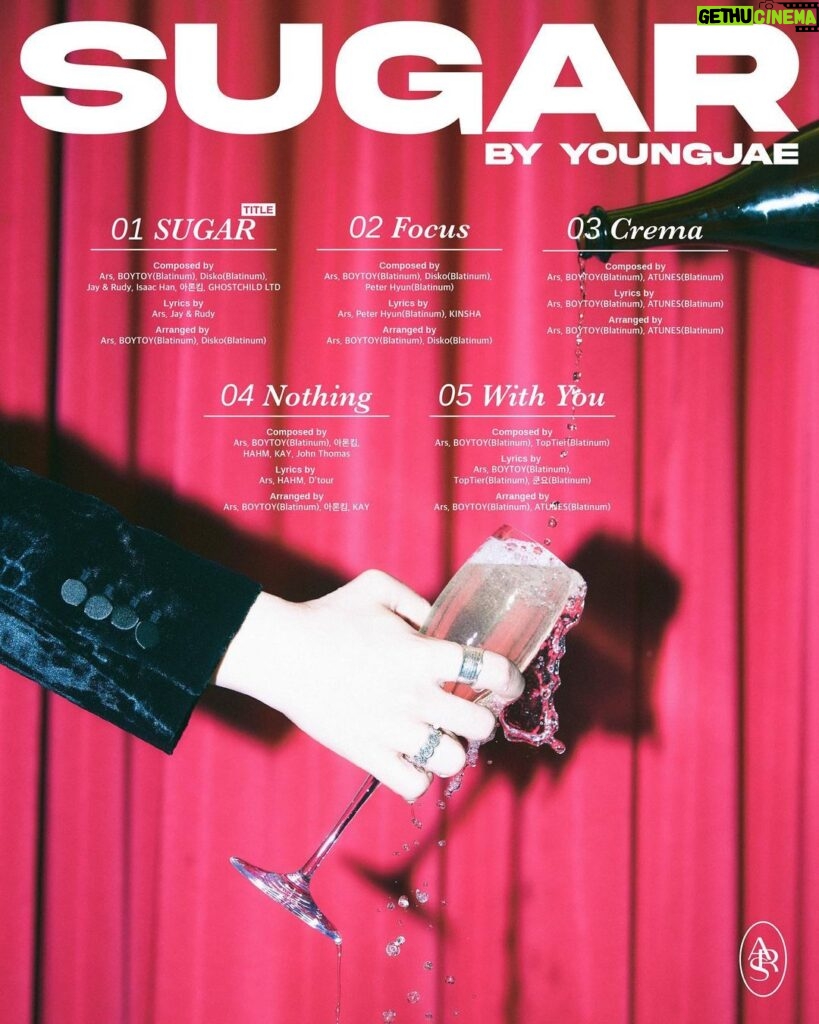 Choi Young-jae Instagram - 영재(Youngjae) 'SUGAR' Track List 영재(Youngjae) 2nd Mini Album 'SUGAR' 22.06.21 18:00 (KST) #영재 #Youngjae #YOUNGJAE_SUGAR #SUGAR