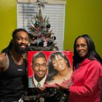 Chris Bey Instagram – Was commissioned to do a portrait of @impactwrestling Pro Wrestler @dashingchrisbey’s late Grandfather for his lovely Mother for Christmas. Glad she loves it brother. 🙏🏽💪🏽 I appreciate the kind words from your Queen 🙌🏽💯 #HappyHolidays 
.
🎨: @dopeartbykingh #DopeArtByKingH
🎶: “Miss You X A Million”- #ChrisBey @dashingchrisbey 
.
.
#commissionedart #timelapseart #dashingchrisbey #missyouxamillion #16×20 #merrychristmas #impactwrestling #tnaimpactwrestling #bulletclub