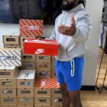 Chris Bey Instagram - @dashingchrisbey showing support for @heatexchangeapp shoe donation drive KICKZ FOR KIDZ. The last day to donate is Sunday Dec 17th, Come drop off your shoes today! Las Vegas, Nevada