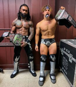 Chris Bey Instagram - Back where they BEYlong #ABC #BulletClub #BoundForGlory Chicago, Illinois