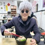 Chris Chiu Instagram – 我復活囉～！！哈哈哈哈
Happy Halloween🔥🔥
😎😎😎

去吃碗牛肉麵可以吧😂😂
#五條悟
#萬聖節