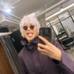 Chris Chiu Instagram – 我復活囉～！！哈哈哈哈
Happy Halloween🔥🔥
😎😎😎

去吃碗牛肉麵可以吧😂😂
#五條悟
#萬聖節