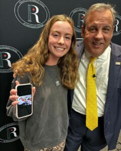 Chris Christie Instagram - People from New Jersey always find each other - even if it’s nearly a decade later. Glad to reunite with this Dartmouth student after we met nine years ago on the boardwalk.