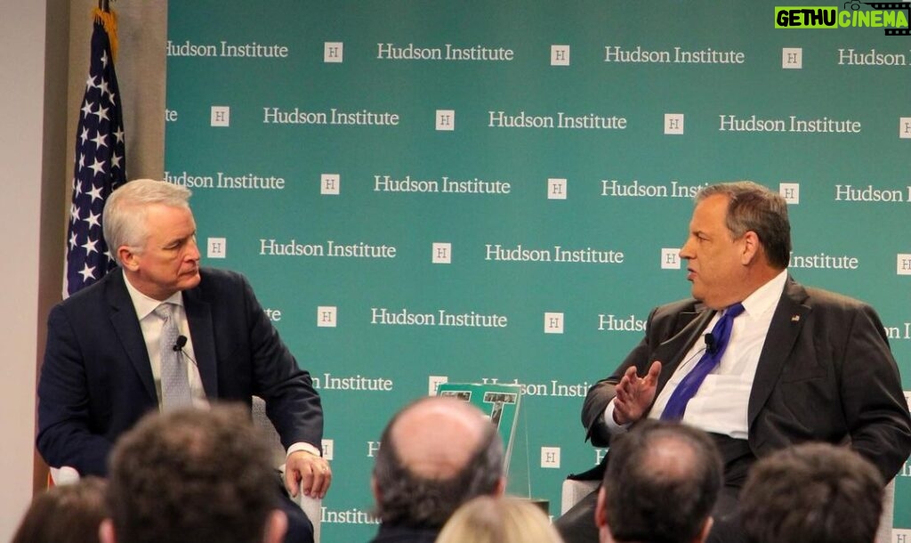 Chris Christie Instagram - It was great to be @hudsoninstitute yesterday where I laid out my vision and what is at stake with America’s foreign policy. These are extraordinary times, and we need serious leaders to meet the moment. Hudson Institute