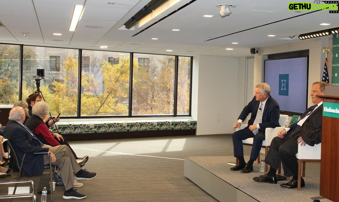 Chris Christie Instagram - It was great to be @hudsoninstitute yesterday where I laid out my vision and what is at stake with America’s foreign policy. These are extraordinary times, and we need serious leaders to meet the moment. Hudson Institute