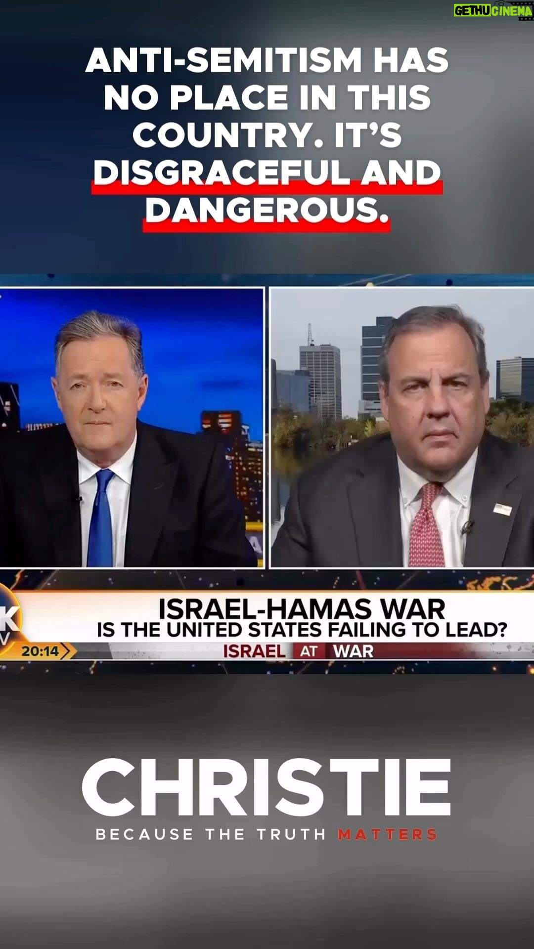 Chris Christie Instagram - Anti-Semitism has no place in this country. It’s disgraceful and dangerous.