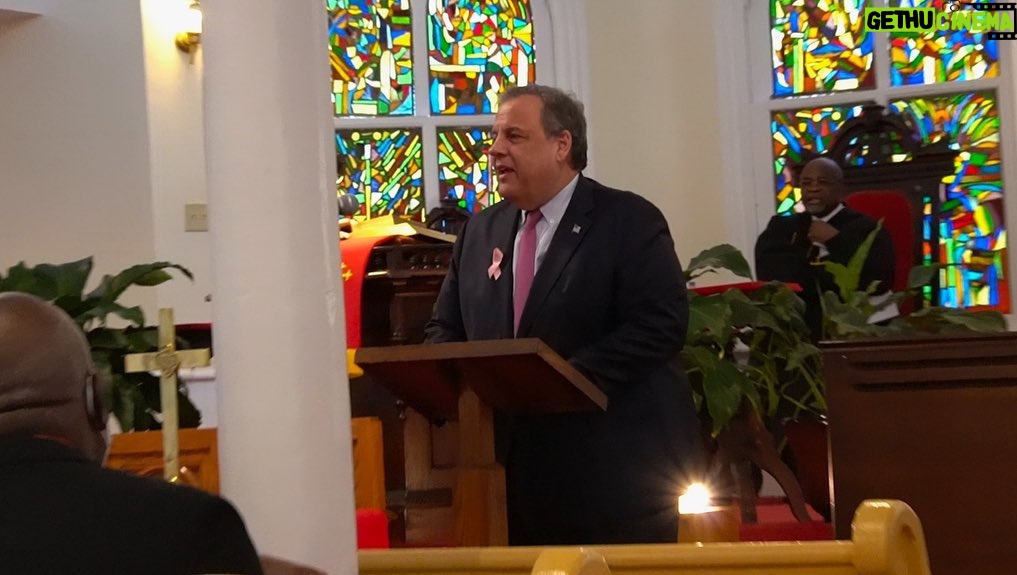 Chris Christie Instagram - Thank you to the congregation of Tabernacle Baptist Church in Beaufort, S.C. for welcoming Mary Pat and me to this morning’s service. This community has a great sense of pride, and it was amazing to join them in a united wish that we all start listening to each other again. Beaufort, South Carolina