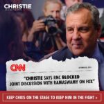 Chris Christie Instagram – Voters need more information, not less. That’s why I agreed to go one-on-one with Vivek Ramaswamy on Fox News. 

But Trump allies in the RNC put an end to it. They’re silencing real conversation, and now Trump is even calling on the RNC to cancel debates. 

Nothing new… Party bosses doing everything possible to keep Trump in power. 

We can stop them. Be a part of the team that puts an end to Trump TODAY. Chip in $1: https://secure.winred.com/chris-christie-for-president/donate-debate-70k-1004-2