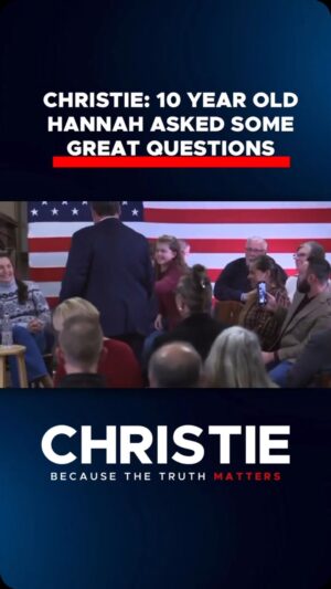 Chris Christie Instagram - Almost 10 year old Hannah might not be able to vote for me yet, but she came to our Concord town hall with some great questions. #FITN