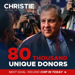 Chris Christie Instagram - We’re surging, let’s keep it going. I’m the only candidate who can take out Trump. 

ChrisChristie.com