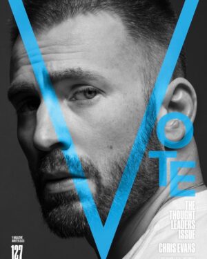 Chris Evans Instagram - Honored to be on the cover V127: The Thought Leaders Issue. 

“I think we are on the cusp of a really motivated, driven generation of young people who are very awake and connected. It’s such a platitude, but they really are the future. It’s always the students, isn’t it? Whether it was the civil rights in the ‘60s or today, it’s always young people [working toward change]. With every younger generation, they care less and less about the archaic social norms that people before them are trying to preserve. Now, more than ever, young people are involved in shaping the political and social landscape. It really is like a potter’s wheel and these young voices are molding our future.’

Photo by @inezandvinoodh 
Interview by @owenmyers

BE HEARD! VOTE!!!
@plus1vote 
@vmagazine