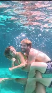 Chris Hemsworth Instagram - Happy Valentine’s Day. This year I thought I’d share with you how babies are made in Australia. It’s both a game of passion, love and intense sportsmanship where everyone one’s a winner. ❤️💋 @elsapataky