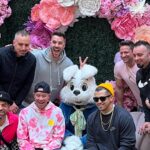 Chris Kirkpatrick Instagram - What a blast! Big shoutout to @westfieldmontgomery for having me! The guys and I had so much fun celebrating the Cherry Blossom Festival in our pink! 🤡 We had a great time with team at Nordstrom, Frank Pepe’s and Lucky Strike!Thanks everyone that came out to hang! Let’s do it again soon!