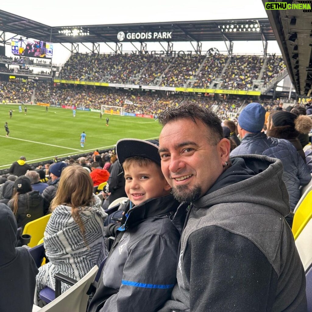 Chris Kirkpatrick Instagram - What a way to kick off the season! Thanks @nashvillesc for a great day with the family!