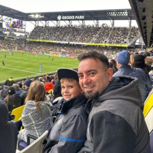 Chris Kirkpatrick Instagram - What a way to kick off the season! Thanks @nashvillesc for a great day with the family!