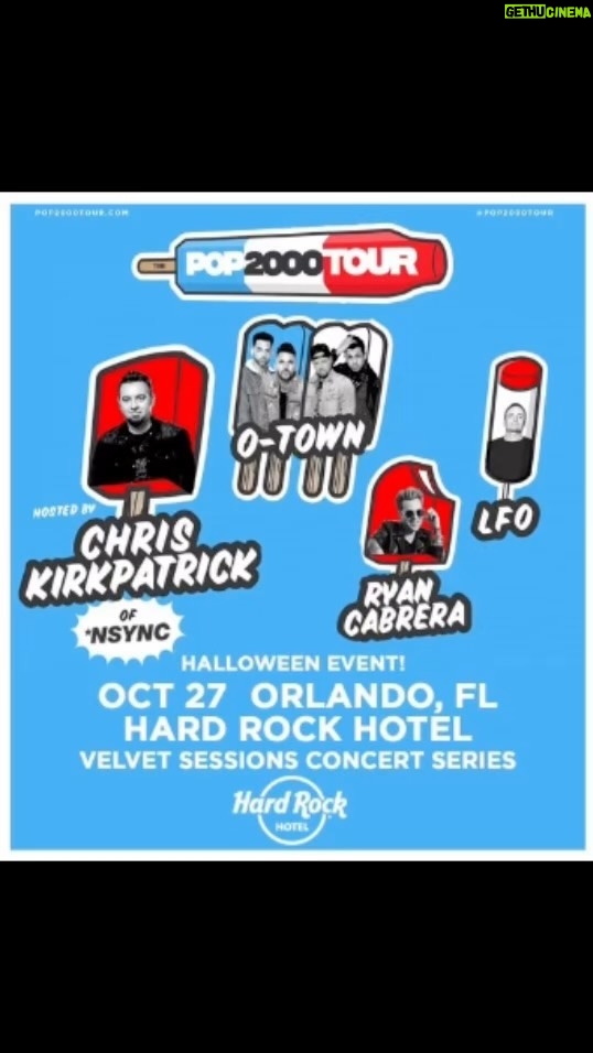 Chris Kirkpatrick Instagram - ORLANDO 2 weeks away! Back where it all started!! Who’s coming? Orlando, Florida