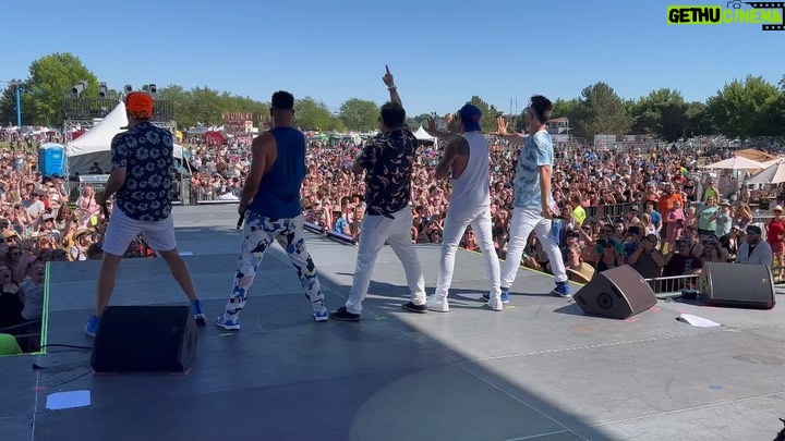 Chris Kirkpatrick Instagram - Boise Music Festival you were amazing!!!! Boise, Idaho