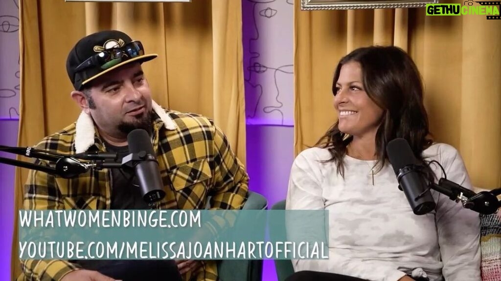 Chris Kirkpatrick Instagram - Only @melissajoanhart could talk my beautiful wife @karlyk5 into doing her first interview with me! Plus get me on a podcast called @whatwomenbinge 🤡 but this was fun! Thanks for having us! Check out our episode now. Link in their bio and in my stories. #WhatWomenBinge