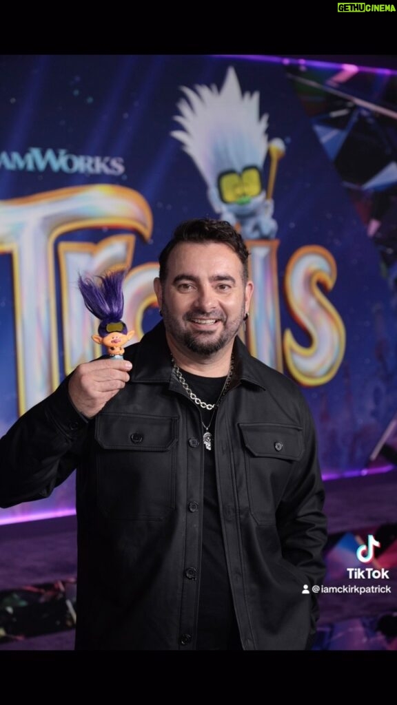 Chris Kirkpatrick Instagram - What a night! Thanks to everyone involved. I’m glad we could all celebrate ‘TROLLS’ together. And to the fans that were waiting in the rain just to see a glimpse - THANK YOU! TROLLS - Band Together in theaters NOW! 🤡🚀 TCL Chinese Theatres, Hollywood Boulevard