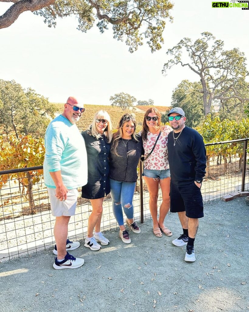 Chris Kirkpatrick Instagram - Thank you to @hopefamilywines for an amazing wine tasting and beautiful scenery! And thank you Stephanie for the pours, even if you asked me if I was in the Backstreet Boys!!! #10yearanniversary #roadtrip Hope Family Wines Tasting Cellar