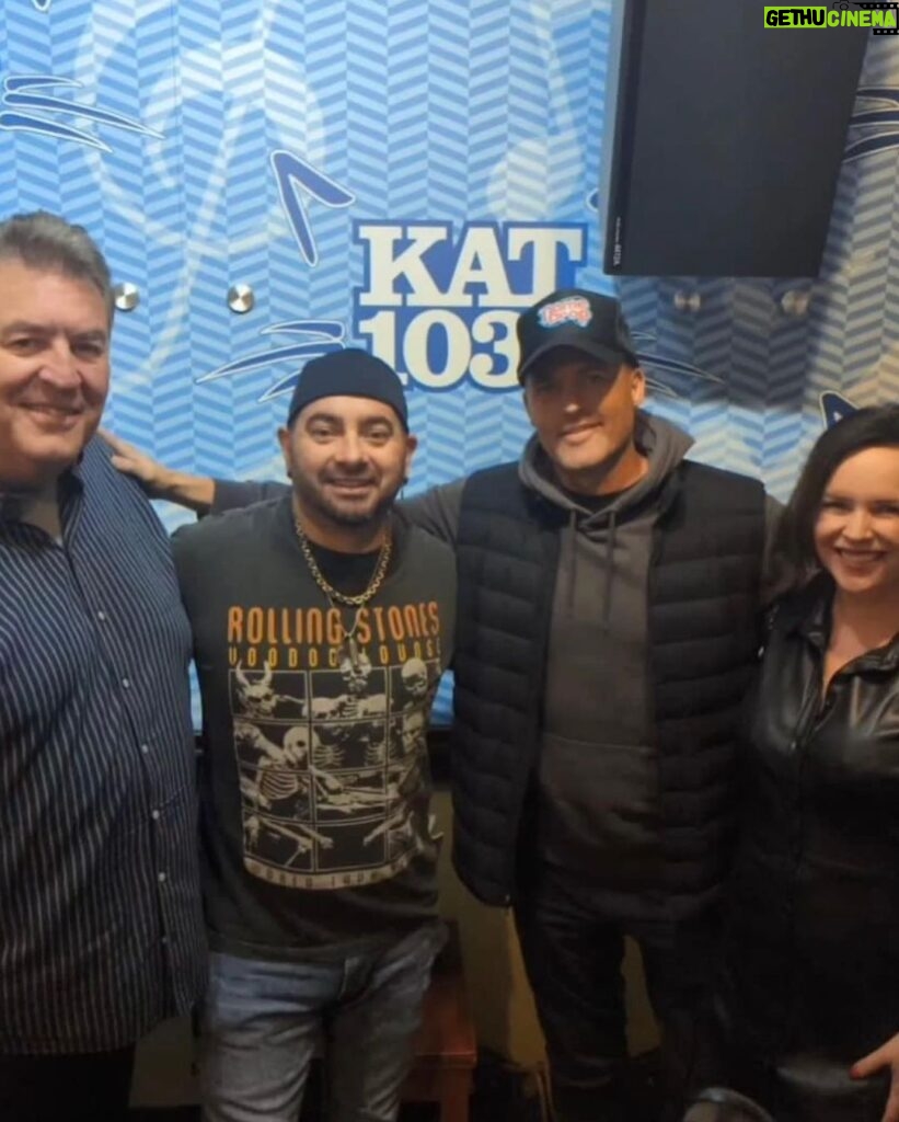 Chris Kirkpatrick Instagram - We had a fantastic morning talking about @namedropshow on-air all across Omaha. Thank you to @897theriverrocks, @kat1037, @channel941omaha, and @newsradio1110kfab for having us! We are looking forward to celebrating Fan Fridays by seeing everyone out at the meet & greet tonight at the @unomaha @omahahky game tonight! #NameDrop #Podcast #BrianMcFayden #ChrisKirkpatrick #NSYNC #MTV #TRL #NSYNCers #BetterPlace #90s #00s #2000s #Nostalgia #NameDropShow #Millennials #fyp #Omaha #UniversityOfNebraska #Nebraska #radio Omaha, Nebraska