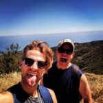 Chris Lamica Instagram – On-set selfie with the main homie @mrhuntsman #actorlife #createart #feature #malibu #setlife#westcoast Topanga Canyon