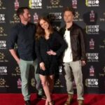Chris Lamica Instagram - Regrann from @ijclrnseries - Brett Elam, Erica Jenkins and Chris Lamica of I Just Can’t Life Right Now: The Series on the red carpet for the premiere of Madhouse Mecca at the Beverly Hills Film Festival in Los Angeles. @brettelam @ericakiehl @chrislamica @thebhfilmfest @chinesetheatres - #regrann TCL Chinese Theatres