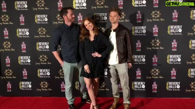 Chris Lamica Instagram - Regrann from @ijclrnseries - Brett Elam, Erica Jenkins and Chris Lamica of I Just Can’t Life Right Now: The Series on the red carpet for the premiere of Madhouse Mecca at the Beverly Hills Film Festival in Los Angeles. @brettelam @ericakiehl @chrislamica @thebhfilmfest @chinesetheatres - #regrann TCL Chinese Theatres