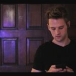 Chris Lamica Instagram - Zoning before a scene #acting #actorslife #headphones #probably@blueoctoberband #setlife