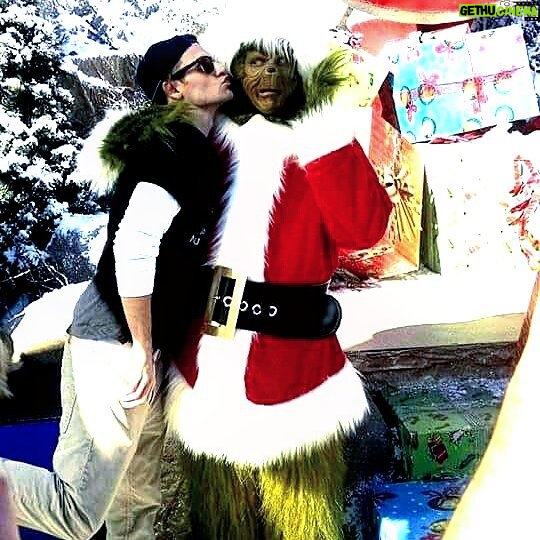 Chris Lamica Instagram - In Whoville kickin' it with my boy #Grinch. Merry Christmas and Happy Holidays #whateveryoucelebratemakeitgreat #mean1 #thegrinch #Grinch #thatswhyhisheartgrew3sizes