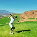 Chris Lamica Instagram - If there's a Happy Gilmore reboot, I should be in the running to be the @adamsandler sidekick.... No stunt double needed #golf #itsallinthehips Sand Hollow Resort Golf Course