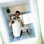 Chris Lamica Instagram - Short range trailer selfie from the set of Pam & Tommy