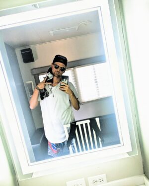 Chris Lamica Instagram - Short range trailer selfie from the set of Pam & Tommy