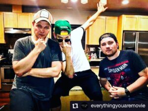 Chris Lamica Instagram - The Band

#Regrann @everythingyouaremovie
************************************
BTS of @everythingyouaremovie
------------------------------
3 am. Just wrapped filming for the day.  Time to pose for a picture.

Left to Right
@mrhuntsman 
@chrislamica 
@matsmayhem *
*
#chrislamica 
#michaelhuntsman
#matgallagher
#eya